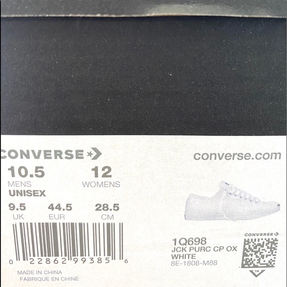 Converse Jack Purcell CP Low Top Canvas White Men - Picture 11 of 11